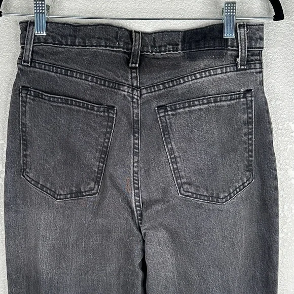 Abercrombie & Fitch Black The 90's Straight Ultra High Rise Curve Love Jeans 28 - Picture 5 of 9
